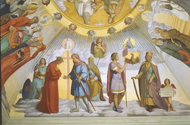 Bóveda de la sala de Dante (detalle)